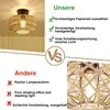 Comparison of two ceiling lights, highlighting the features of one over the other. Produktbild-Vorschau
