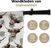 MuchoWow® Wandteppich Wandbehang Muster - Tiere - Produktbild-Vorschau 3