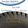 18x8,50-8 Rasenmäherreifen, 4-lagig, Multi-Turf-Grass, Produktbild-Vorschau 5