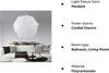 Feather Pendelleuchte Schirm für Decken Flauschige Lampe Produktbild-Vorschau 8