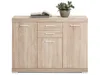 Kommode >Birkenhead< in Eiche - 120x90x35cm (BxHxT) Produktbild-Vorschau 2