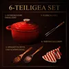 Gusseisen Bräter 28 cm – Dutch Oven & Emaille Schmortopf Produktbild-Vorschau 2