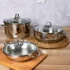 Serenk Topfset 6-teilig – Edelstahl Kochtopf & Pfanne mit Produktbild-Vorschau 8