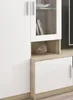 TOP Wohnwand Paris Anbauwand Wohnkombi Wohnzimmer MDF Weiss Produktbild-Vorschau 3