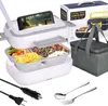 Topchances Boîte à lunch électrique, 60W 2 en 1 Récipient Voir les images du produit 8