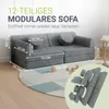 Juskys Kinder Spielsofa Kayo – Cord, modular & pflegeleicht Produktbild-Vorschau 5
