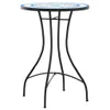 vidaXL Mozaikový bistro stolek modrobílý Ø50x70 cm Náhled obrázku produktu 4