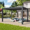 PRIMEYARD Pergola 3x4 m s hliníkovými sloupky a hliníkovou Náhled obrázku produktu 3