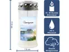 Gedenkkerze klein, Wald/Unvergessen mit Silberdeckel, Produktbild-Vorschau 3