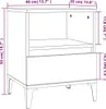 vidaXL Nočné stolíky 2 ks. Biely vysoký lesk 40x35x50 cm Náhľad obrázku produktu 8