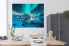 MuchoWow® Poster Nordlicht - Eis - Schnee - Norwegen - Blau Produktbild-Vorschau 3