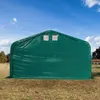 TOOLPORT Tenda da pascolo 6x6m telone in PVC 850 N verde, Anteprima dell’immagine prodotto 2