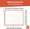 Schamotteplatte 500x400x30mm Produktbild-Vorschau 2