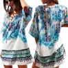 Sommerkleid - Damenmode - Strandtunika - Boho - Minikleid - Produktbild-Vorschau 2
