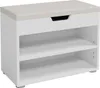 Vicco Schuhbank Rolfe, 60 x 45 cm, Weiß Produktbild-Vorschau 1