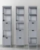 Three identical gray storage towers are shown against a plain background. Náhled obrázku produktu