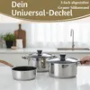 LS-LebenStil Universal Topfdeckel Glasdeckel Ø 24 26 28cm Produktbild-Vorschau 4