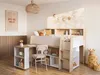 Lit combiné - 90 x 200 cm - avec bureau & espace de Voir les images du produit 21