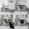 Katzenklo mit Schaufel, Katzenklo offen hoher Rand, 51 x 33 Produktbild-Vorschau 8