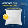 LILENO HOME Kopfkissen 80x80 cm [2er Set] MEDIUM mit 850g Produktbild-Vorschau 5