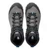 Wanderstiefel "Rush Trek Pro GTX" von Scarpa in Grau mit Schnürung und blauen Akzenten. Produktbild-Vorschau