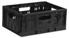 caisse pliante en plastique petite 20 litres pliable noire Voir les images du produit 5