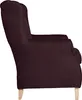 Max Winzer Ohrenbackensessel Lorris - Flachgewebe burgund - Produktbild-Vorschau 4