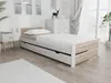 Postel IKAROS DOUBLE 90 x 200 cm, bílá/dub sonoma Rošt: S Náhled obrázku produktu 1