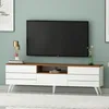 Homidea Lunar - Meuble TV bas de 180 cm avec portes et Produktbild-Vorschau 5