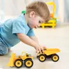 Malplay camion set rimorchio con 2 veicoli da costruzione Anteprima dell’immagine prodotto 4