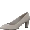 Tamaris Damen Pumps klassisch rund Blockabsatz samtige Produktbild-Vorschau 3