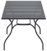 vidaXL Ausziehbarer Mesh Esstisch Anthrazit 212 x 90 x 76 Produktbild-Vorschau 6