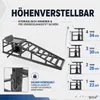 Bituxx 1 Paar Auffahrrampen inkl. Wagenheber Dunkelgrau Produktbild-Vorschau 3