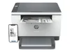 A white HP printer is shown from the front, with a smartphone placed to its left. Anteprima dell’immagine prodotto