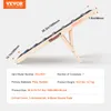 A wooden ramp with gray objects on it, with dimensions and product information displayed. Produktbild-Vorschau