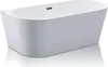 Wandhängende freistehende Badewanne - DIVINA - 200 l - 150 Produktbild-Vorschau 3