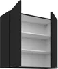 Küchen Hängeschrank 80 cm SIENA Schwarz Küche Küchenzeile Produktbild-Vorschau 2