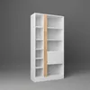 Lotus Bücherregal, Weiß & Atlantic Pine Elegant, Geräumig, Produktbild-Vorschau 3