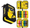 Pokemon Federmappe 3-Fächer mit Inhalt Pikachu Design für Produktbild-Vorschau 1