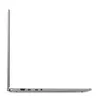 Side view of a silver laptop on a white background. Produktbild-Vorschau