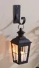 Lanterne murale "Château" en verre & métal, noir, avec Voir les images du produit 1