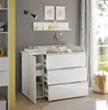 Wickelkommode >Spice< in Weiß / Weiß Hochglanz - Produktbild-Vorschau 6