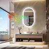 Miroir de salle de bain ovale Vrygle Bluetooth 50 x 80 cm, Voir les images du produit 9