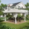 Outsunny Faltpavillon 4 x 4 m, Gartenpavillon mit 4 Produktbild-Vorschau 2