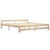 vidaXL Letto in legno massiccio di pino 200x200 cm Anteprima dell’immagine prodotto 6