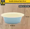 Karl Krüger 10128PAB Schüssel Sylt emailliert, blau, 28 cm Produktbild-Vorschau 5