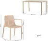 Ensemble de salle à manger d'extérieur avec table Voir les images du produit 6