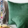 Lionmood Premium Samt Kissenbezug Grün 50x50cm -1er- Velvet Produktbild-Vorschau 1