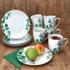 Eukalyptus 12tlg Frühstücksset Porzellan 6 Personen kleine Produktbild-Vorschau 3