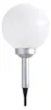 2er Set LED Solarleuchte, Kugel weiß, H 42,5 cm Produktbild-Vorschau 7